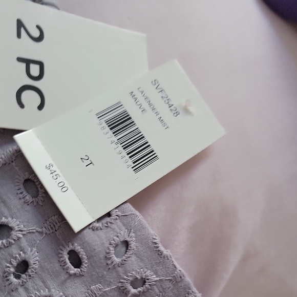 7 For All Mankind Lavender Kids Blouse - Picture 6 of 6